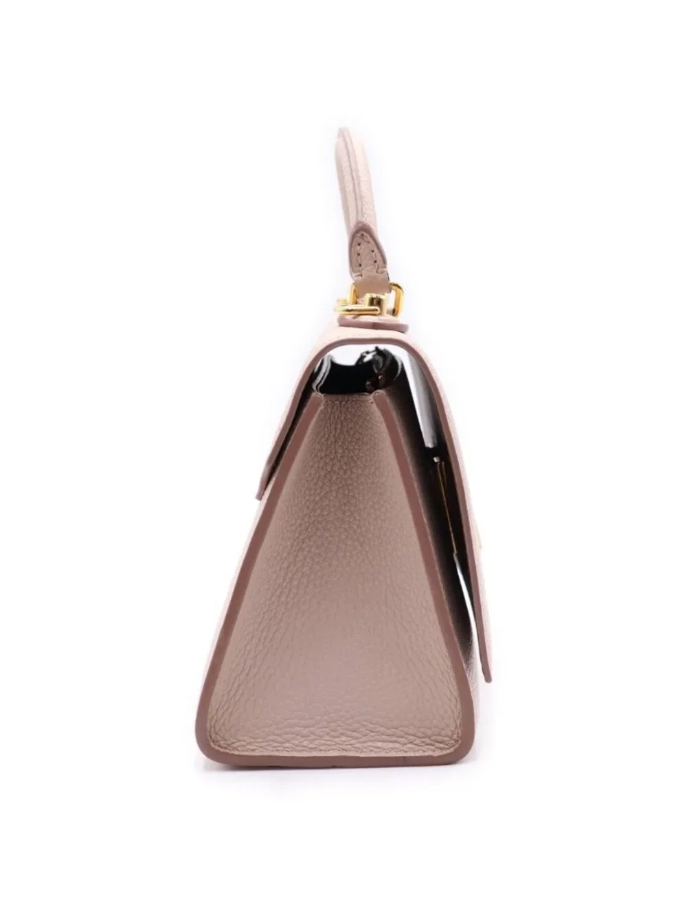 Louis Vuitton Twist One Handle PM Taurillon Leather 2-Way Shoulder Bag Beige